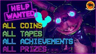 How to get All Coins + Tapes + Achievements in FNaF VR - Walkthrough | FNaF Academy