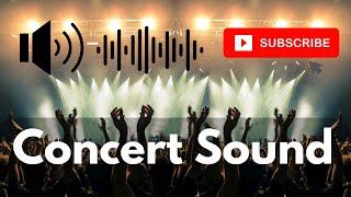 Concert sound ‍️- crowd stage applause scream sound effect I am here! on the STAGE  ️‍