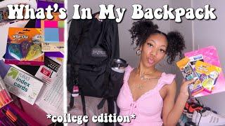 WHATS IN MY COLLEGE BACKPACK 2020! | Back To School Supplies