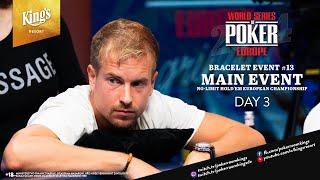  WSOPE 2024: Main Event Day 3 | €5M GTD | live from King's Resort 