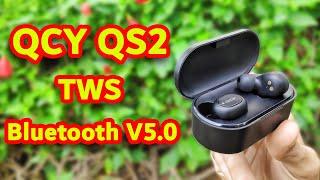 فتح ومراجعة سماعات بلوتوث QCY QS2 TWS bluetooth headphones