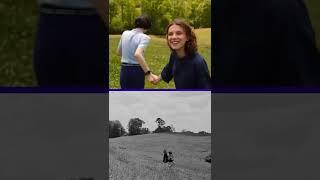 Stranger Things Bloopers Vs the Real Scene #shorts