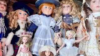 Vintage Porcelain Dolls /Обзор - Коллекция Лимитированных Фарфоровых Кукол,Чуть Не Произошла Беда !?