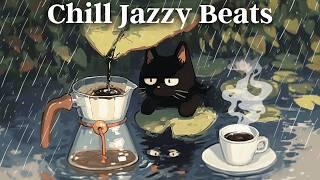 Cozy Cafe Beats ️ Lo-fi Rain | smooth jazz hiphop | work, study, focus