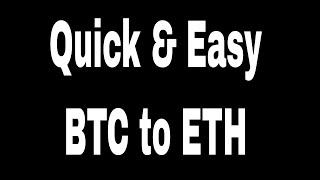 How to Swap Bitcoin to Ethereum, BNB, XRP, Monero, ect. (No Exchange)