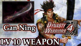 Dynasty Warriors 4 (100%): Gan Ning  -  Level 10 Weapon | Sea Master |