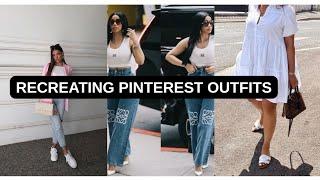 Recreating Pinterest Outfits from My Closet | Budget Friendly Fashion Inspo