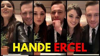 Hande Ercel ve Kerem Burcin Live  Hande Ercel Instagram live 2020  feb 6 2021