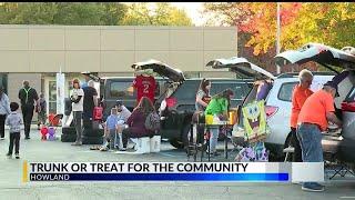 Howland United Methodist Church hosts trunk or treat