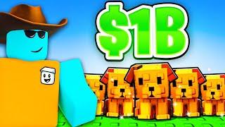 How I Made $1B Using ONLY SEEDS My GOLDEN LABS Dig in Grow A Garden