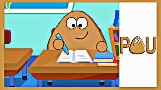 Pou Classroom Slacking Cartoon Skill Game for Kids