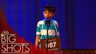 Little brainbox Akash can spell any word! | Little Big Shots