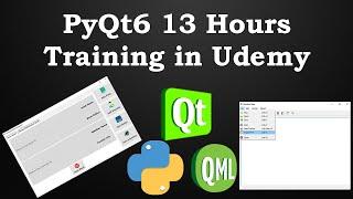 PyQt6 Full Course in Udemy  -  PyQt Full Course - Python GUI Development