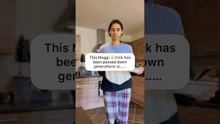 This maggi trick has been passed down generations.. #maggi #indian #italian #couple