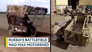 Ukraine: Russian forces using Mad Max-style motorbike version of the Turtle Tank