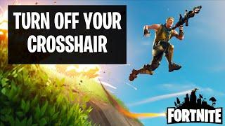 How to Turn Off Crosshair In Fortnite - Get a Custom Crosshair Fortnite Chapter 5 Season 4