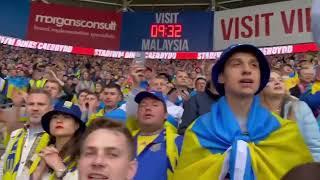 Уэльс Украина 1-0, футбол, стыковой матч, поддержка болельщиков, супер матч