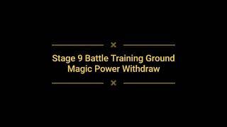 Stage 9 Battle Training Ground - Summoners War