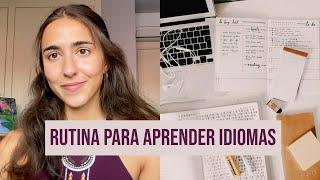 Mi rutina para aprender idiomas de forma autodidacta (italiano, inglés y francés)  ️