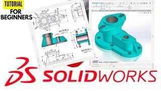 Solidworks Tutorial for beginners exercise 265 #solidworks