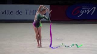 Kseniya MOUSTAFAEVA (FRA) ribbon - 2017 Thiais EF