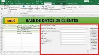 ️ Como CREAR  una BASE DE DATOS en EXCEL  Fácilmente