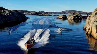 BMW 540 4,4l powers Traditional Norwegian Wooden Boat!!