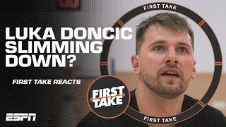 Luka Doncic LOOKS FIT for next season ⁉️ | First Take