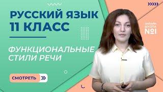 Функциональные стили речи. Урок 11. Русский язык 11 класс