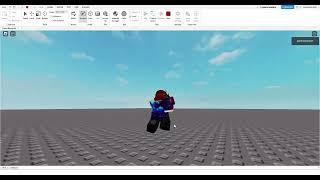 Как сделать модель персонажа и чтобы блок не падал туториал Roblox studio