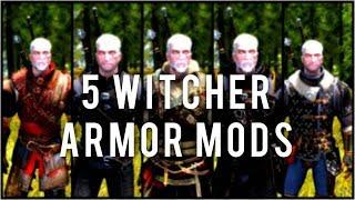 Skyrim Special Edition: ◼️5 WITCHER ARMOR MODS ◼️ | Killerkev