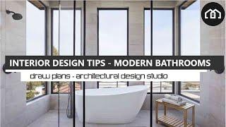 Modern Bathroom Design Ideas Interior Design Tips & Advice from Draw Plans #shorts
