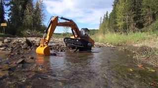 RC ADVENTURES - GOLD Prospecting with an RC 1/12 Scale Earth Digger 4200XL Hydraulic Excavator: