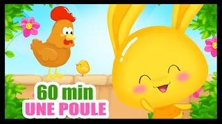 Une poule sur un mur - 60 min de comptines pour enfants - Titounis