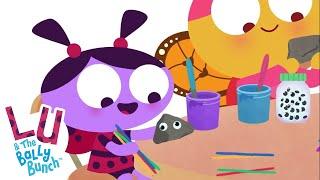 The Chalk | Funny Cartoons for Kids | ﻿Lu and the Bally Bunch | 9 Story Kids