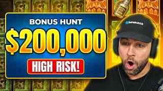 I did a $200,000 HACKSAW ONLY HIGH RISK HUNT... AND IT PAID OFF HUGE!! (Bonus Buys)