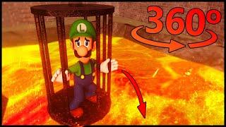 360° Super Mario Bros LUIGI in VR/4K