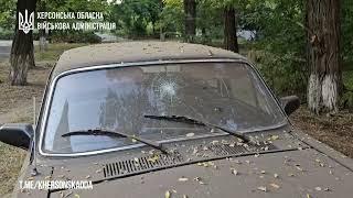 Наслідки авіаудару по підприємству в Дніпровському районі Херсона