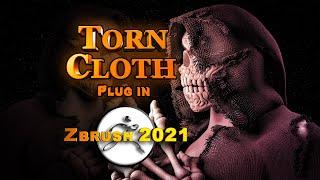 Torn Cloth Plugin Zbrush 2021