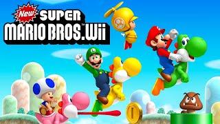 New Super Mario Bros. Wii - Full Game 100% (2 Players)