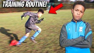 TEKKERZ KID FOOTBALL TRAINING ROUTINE!