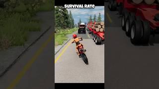 Chance of survival with different vehicles #beamng #beamngdrive #game #gaming #car #cars #gameplay