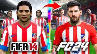 I Rebuild Atletico From FIFA 14 to FC 24!