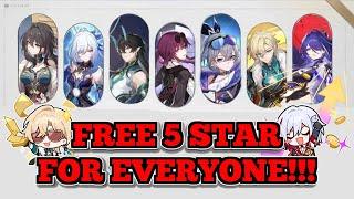 FREE LIMITED 5 STAR!!! ANNIVERSARY REWARDS HONKAI: STAR RAIL