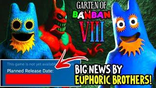 GARTEN OF BANBAN 8 - FINALLY EUPHORIC BROTHERS TALKED of RELEASE DATE and NEW PICTURES COMING SOON 