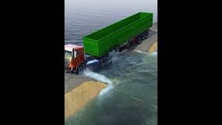 Spintires Mudrunner Truck Mod | Driver Skills Gameplay #mudrunner   #spintires #crash