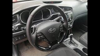 Kia Ceed JD - перетяжка руля.