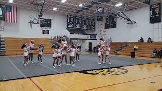 Homewood Flossmoor Cheerleaders at Marian Competition 2022