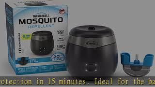 Thermacell Mosquito Repellent E-Series Rechargeable Repeller with 20’ Mosquito Protection Zone; Inc