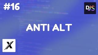 HOW TO MAKE AN ANTI ALT SYSTEM | DISCORD.JS (V13) | #16